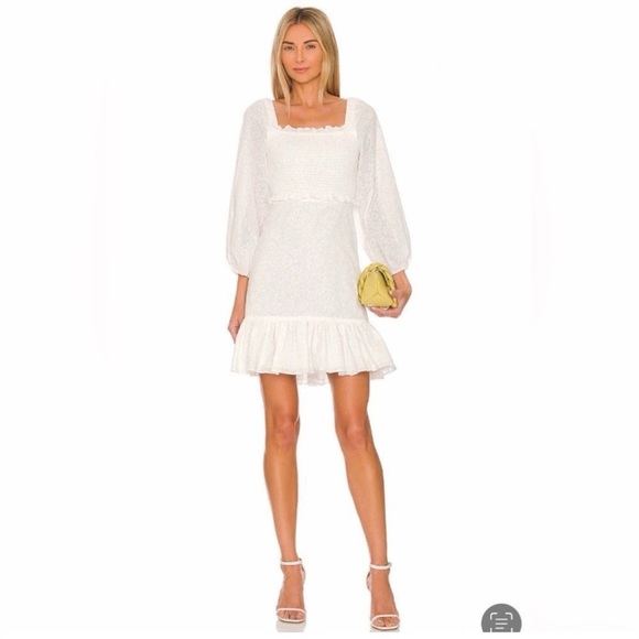Veronica Beard Denise Dress in Off White $398 Bridal Formal Event Size 8 - Picture 1 of 6
